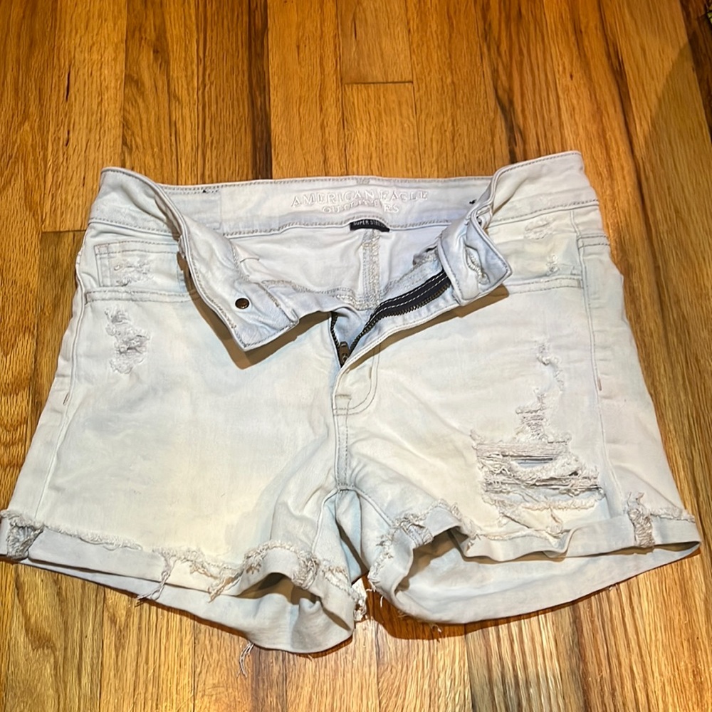 American Eagle Outfitters Jean Shorts Women’s Small Super Stretch